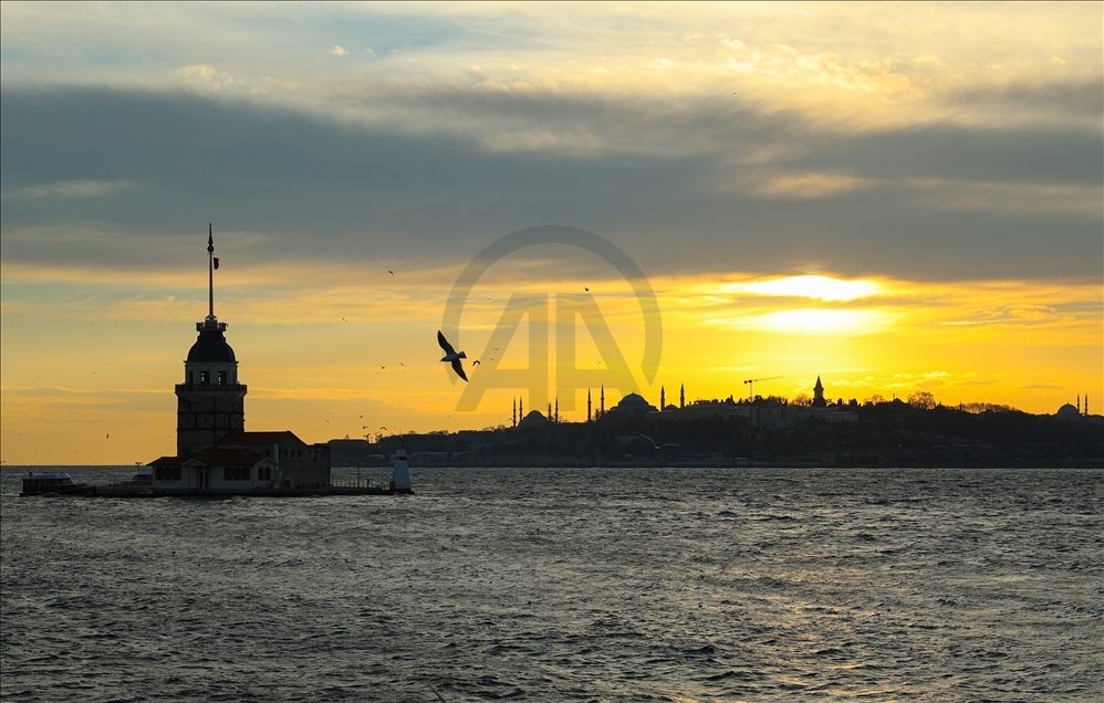İstanbul'da gün batımı