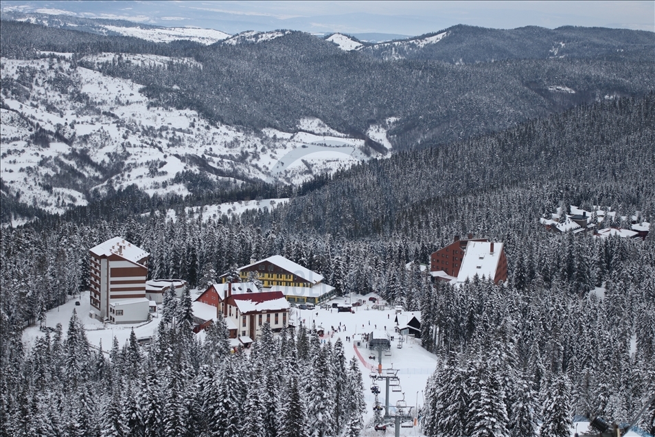 Ski season start on Mount Ilgaz 