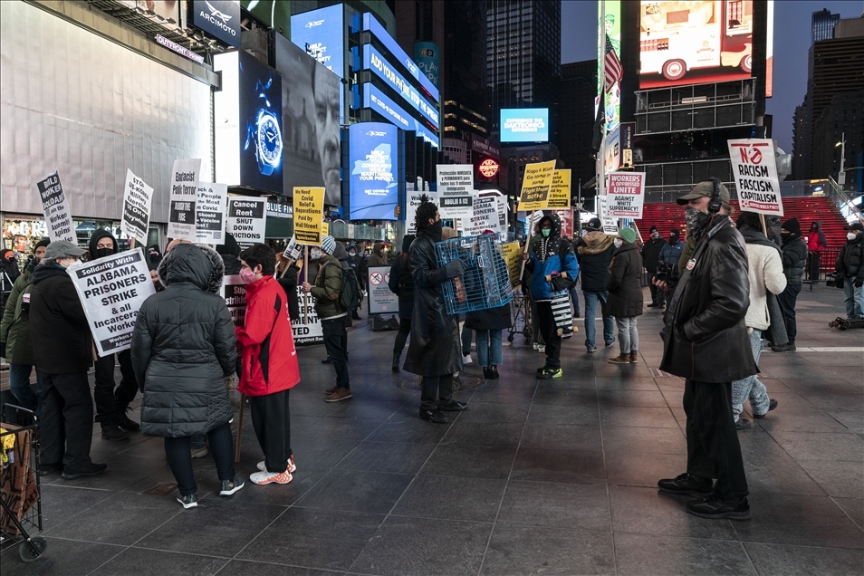 New York'ta ırkçılık karşıtı gösteri