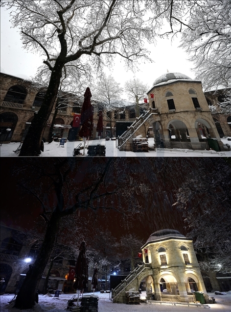 Fascinating sceneries of historical places in Turkey’s Bursa at day and night times