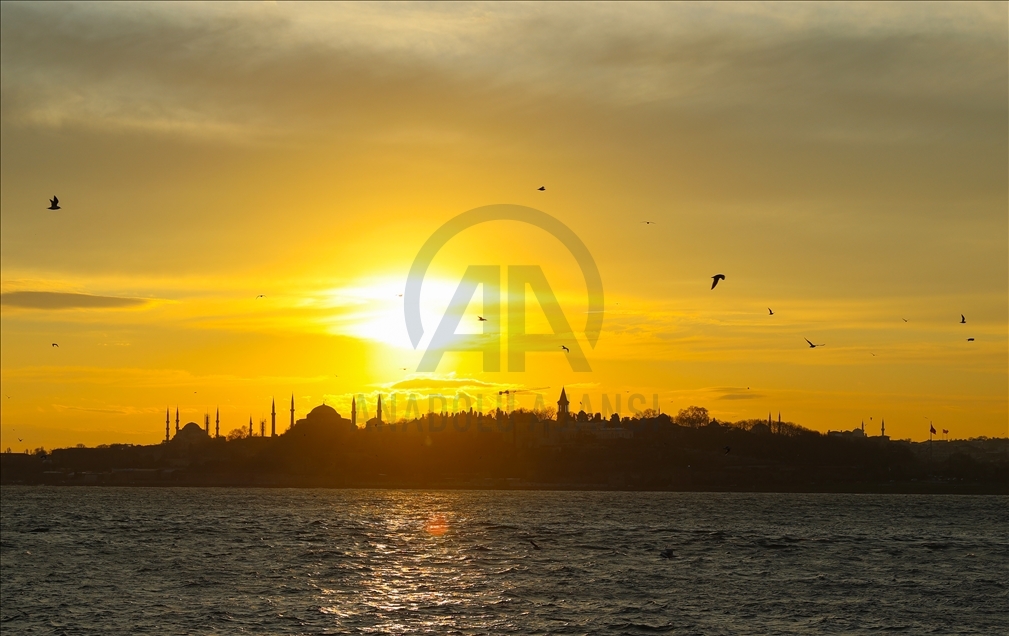 İstanbul'da gün batımı