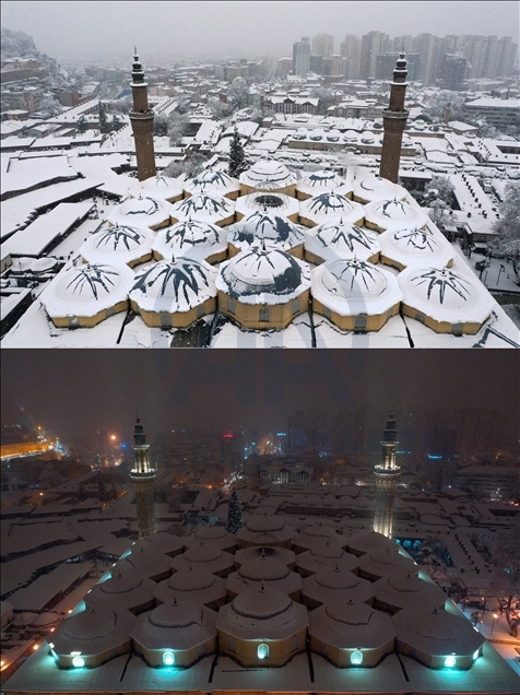 Fascinating sceneries of historical places in Turkey’s Bursa at day and night times