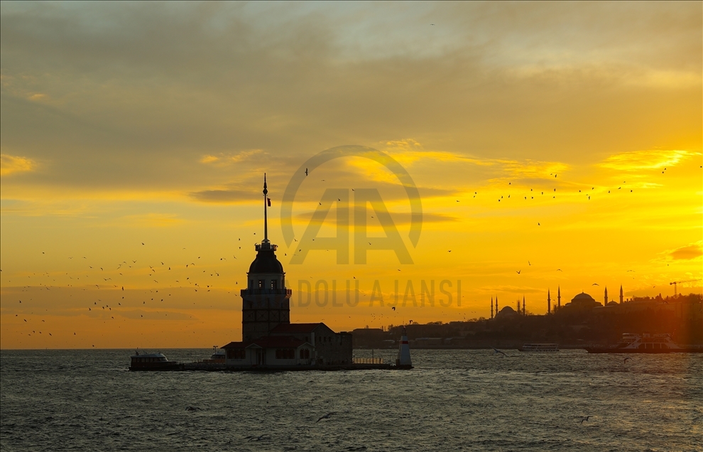 İstanbul'da gün batımı