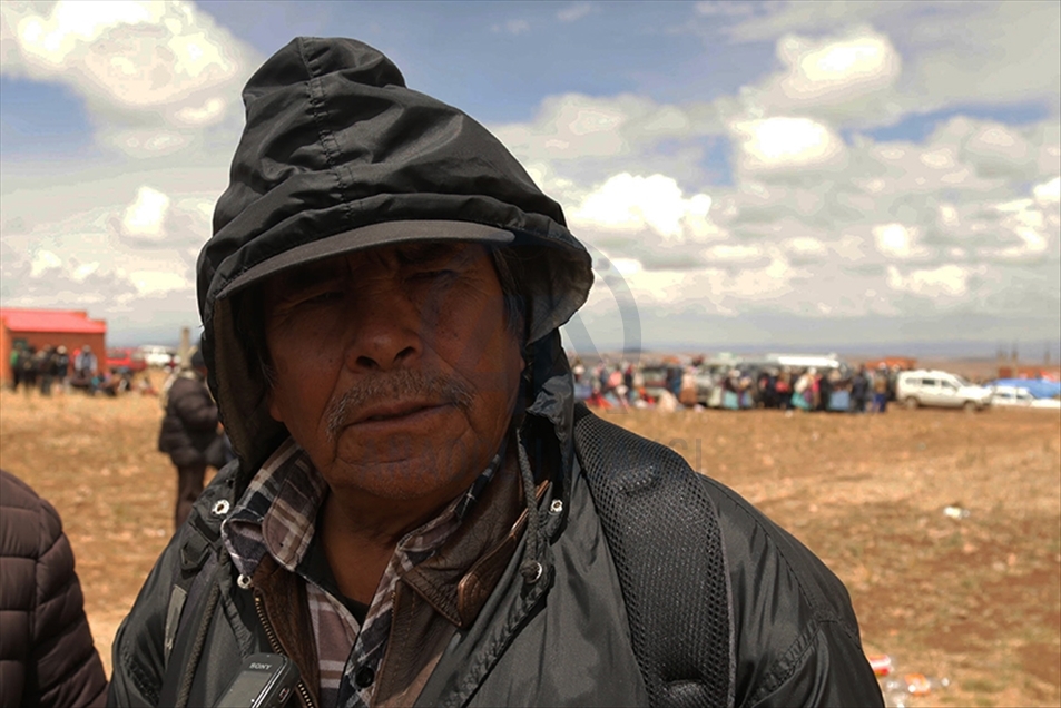 Despedida de líder indígena boliviano Felipe Quispe Huanca