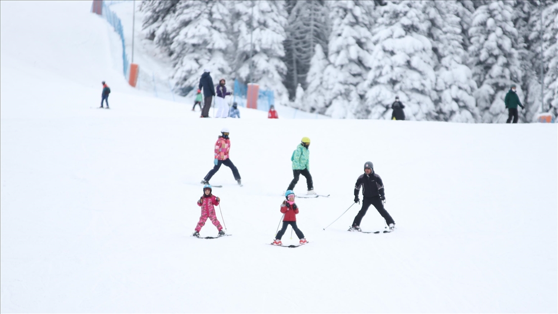 Ski season start on Mount Ilgaz 