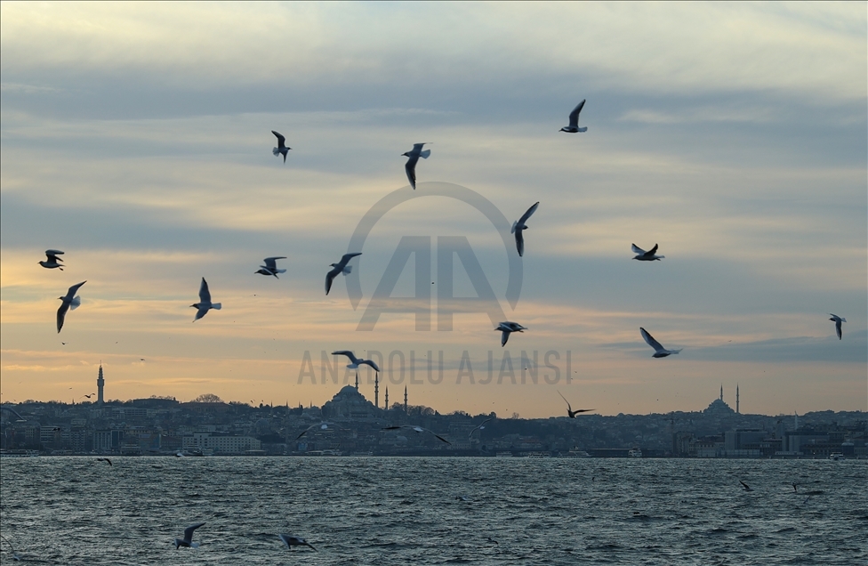 İstanbul'da gün batımı