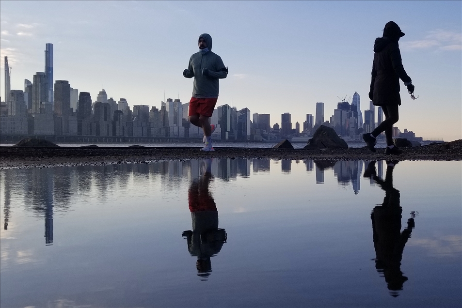 New York'ta gün doğumu