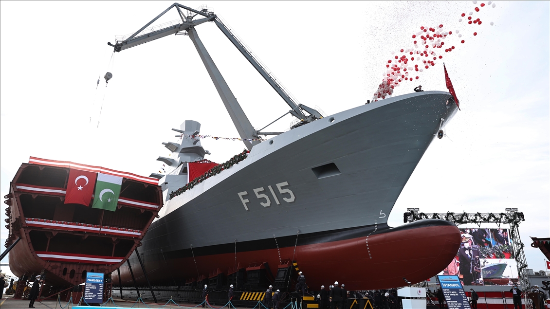 Istanbul (F-515) Frigate's launch ceremony