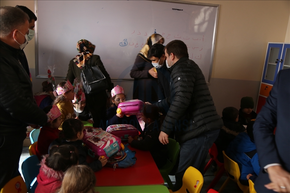Diyanet İşleri Başkanlığı Suriye'nin El Bab kentinde okul açtı