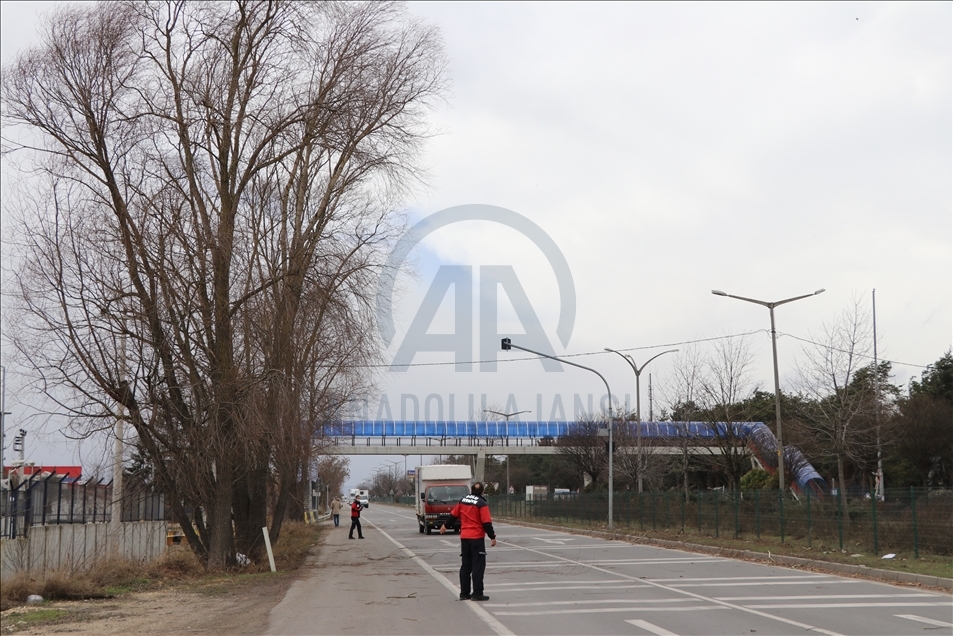 Bolu'da fırtınada çatılar uçtu, ağaçlar devrildi
