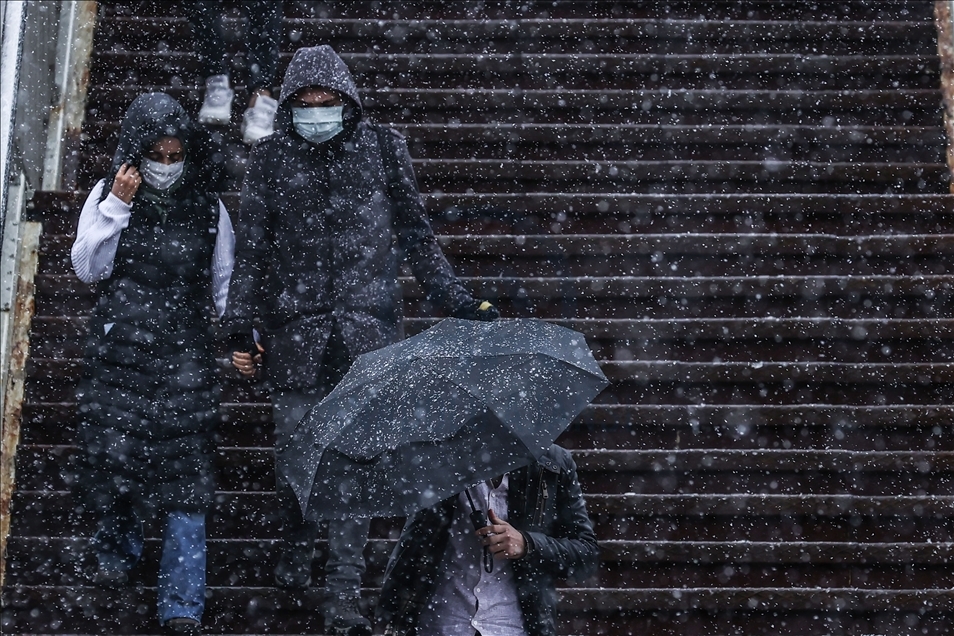 İstanbul'da kar yağışı