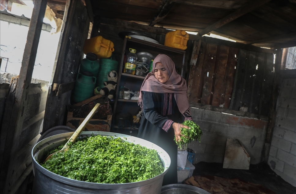 Gazzeli ailelere yemek yardımı