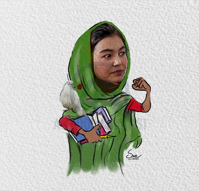La première dessinatrice d’animation afghane : La Turquie a perfectionné mon talent