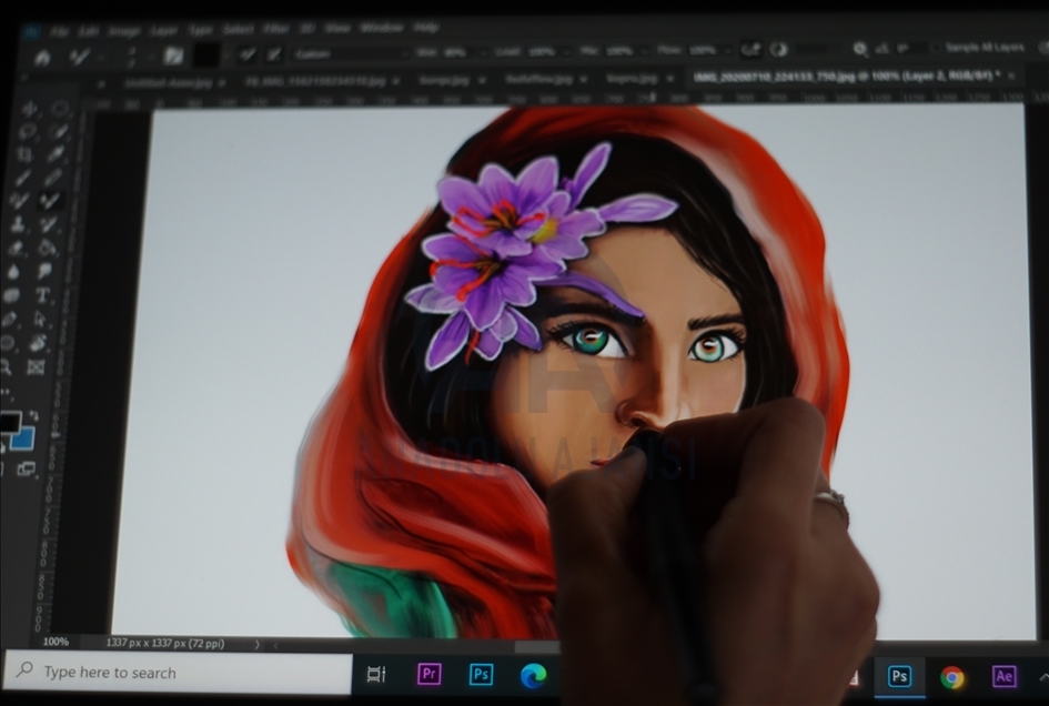 La première dessinatrice d’animation afghane : La Turquie a perfectionné mon talent