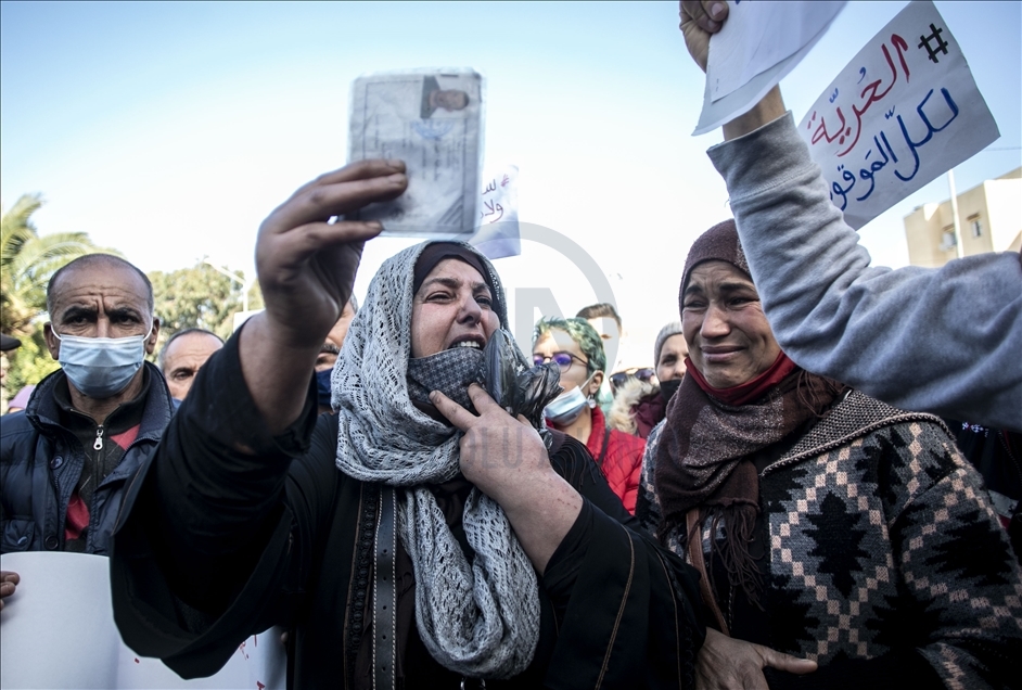 Tunisie : Un rassemblement pour exiger la libération des manifestants arrêtés