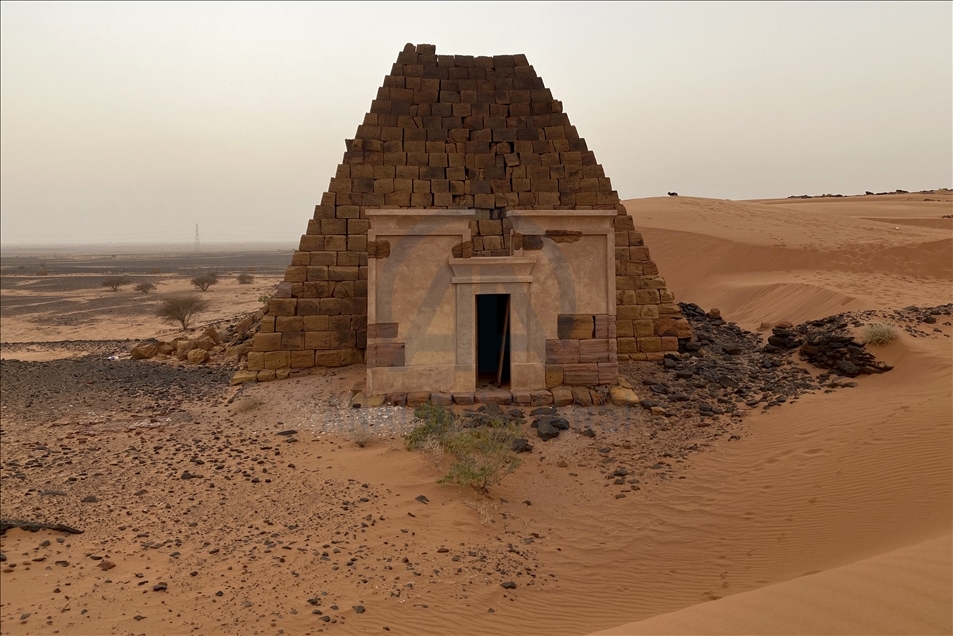 Meroe Pyramids in Sudan