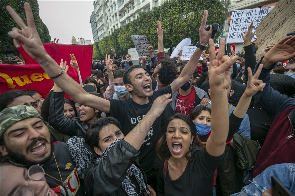 Tunizi, marsh me kërkesën për lirimin e të arrestuarve në protesta