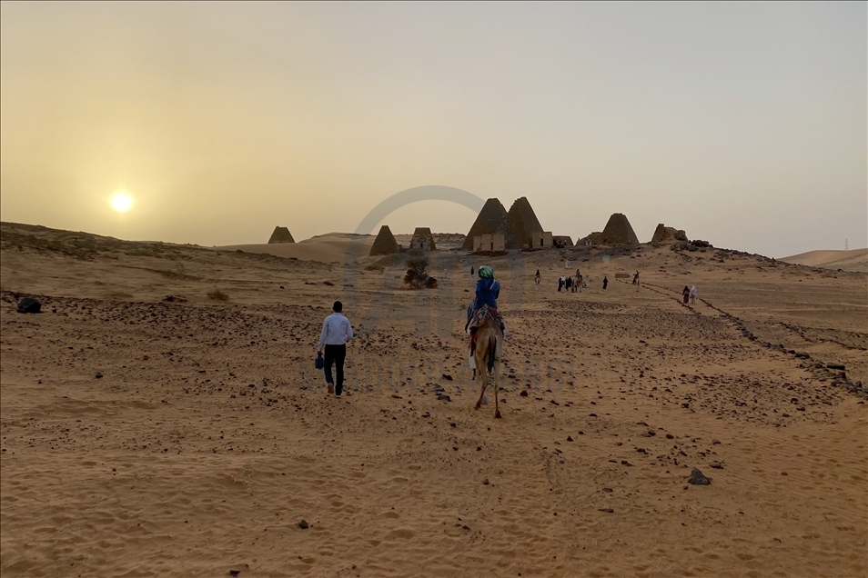 Meroe Pyramids in Sudan