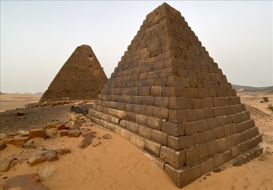 Meroe Pyramids in Sudan