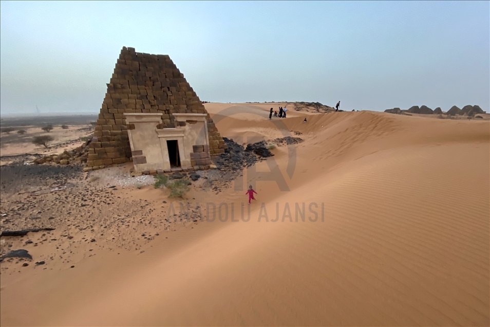 Meroe Pyramids in Sudan