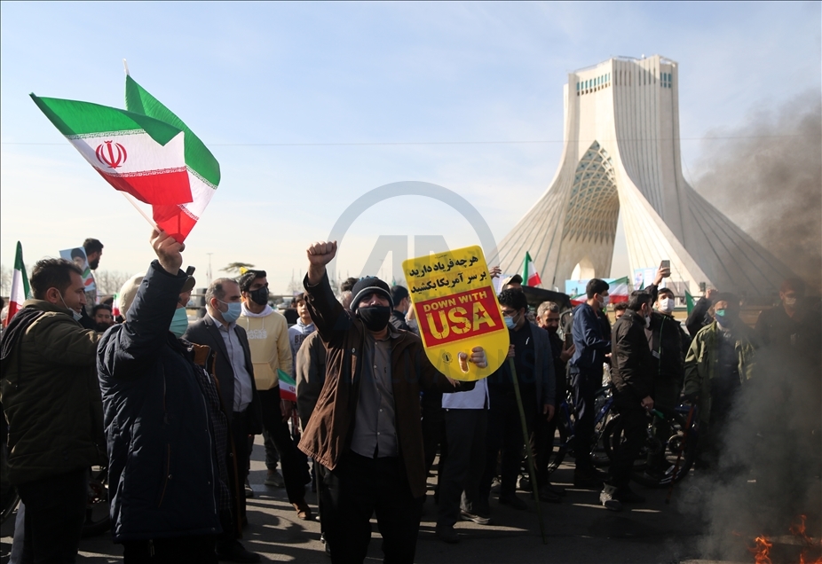 راهپیمایی نمادین سالروز انقلاب ایران در تهران