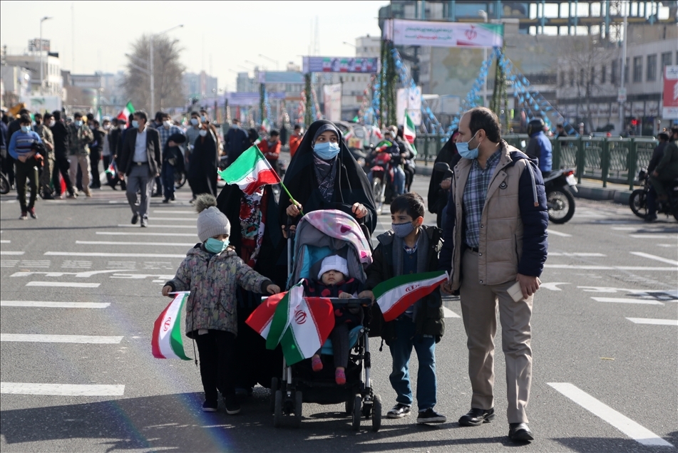 راهپیمایی نمادین سالروز انقلاب ایران در تهران