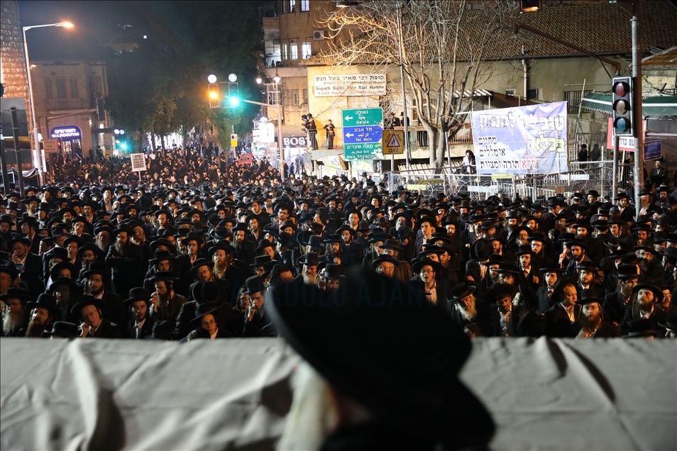 Ultra Orthodox Jews protest against COVID-19 restrictions