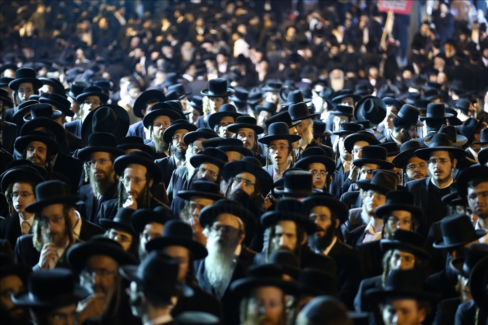 Ultra Orthodox Jews protest against COVID-19 restrictions