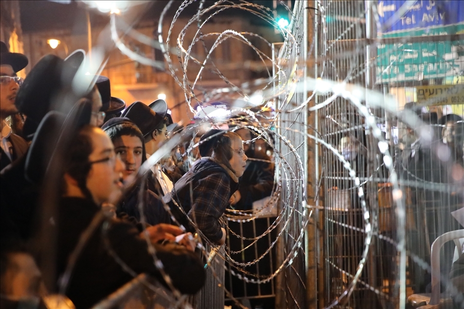 Ultra Orthodox Jews protest against COVID-19 restrictions