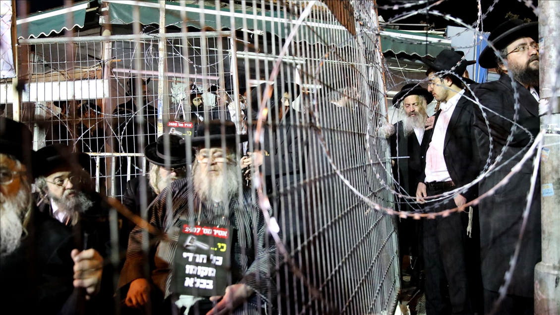 Ultra Orthodox Jews protest against COVID-19 restrictions