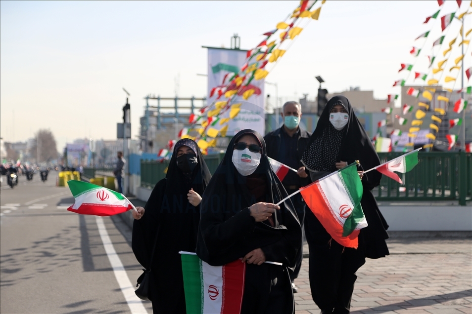 راهپیمایی نمادین سالروز انقلاب ایران در تهران