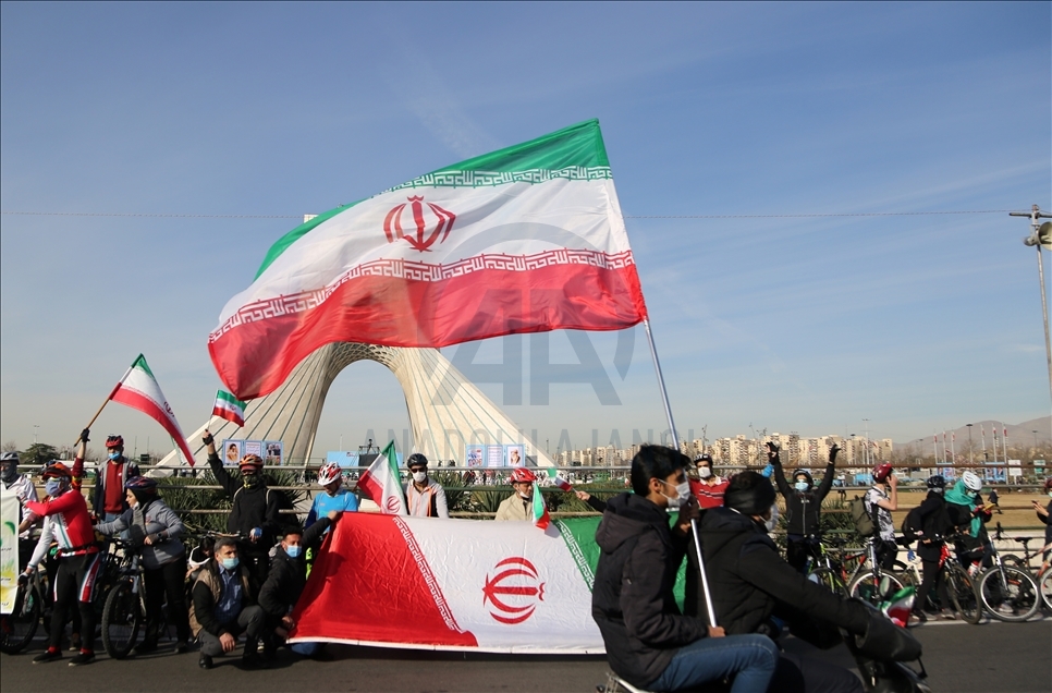 راهپیمایی نمادین سالروز انقلاب ایران در تهران
