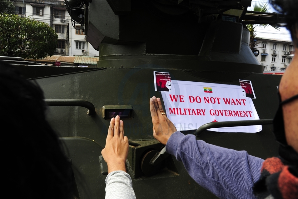 Anti-coup protests continue in Myanmar
