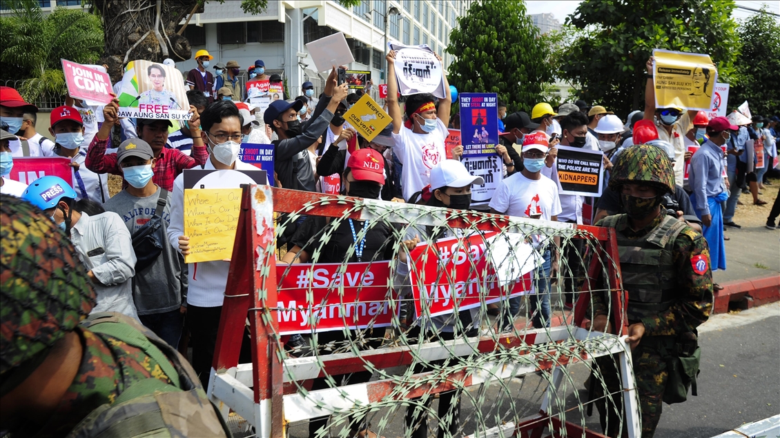 Anti-coup protests continue in Myanmar
