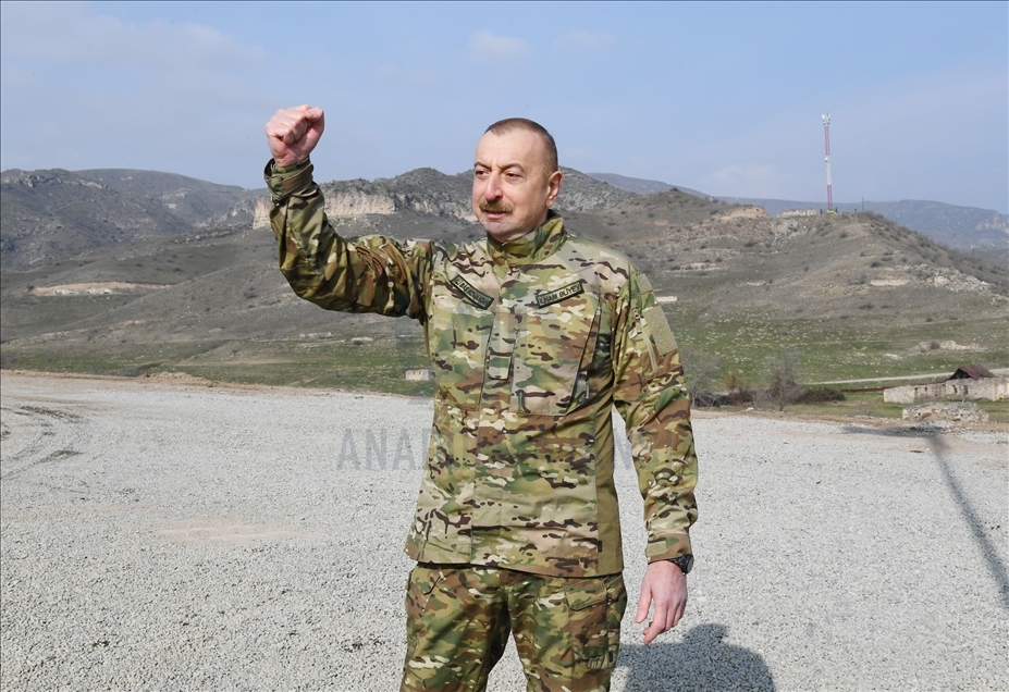 علی‌اف از مناطق آزادشده از اشغال ارمنستان بازدید کرد 