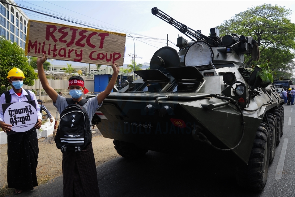 Anti-coup protests continue in Myanmar