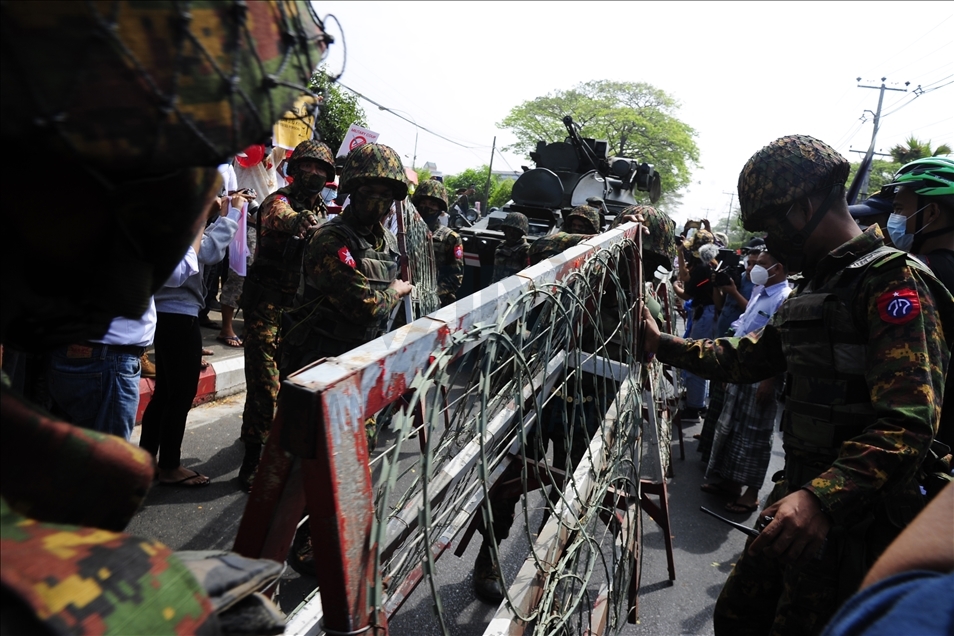 Anti-coup protests continue in Myanmar