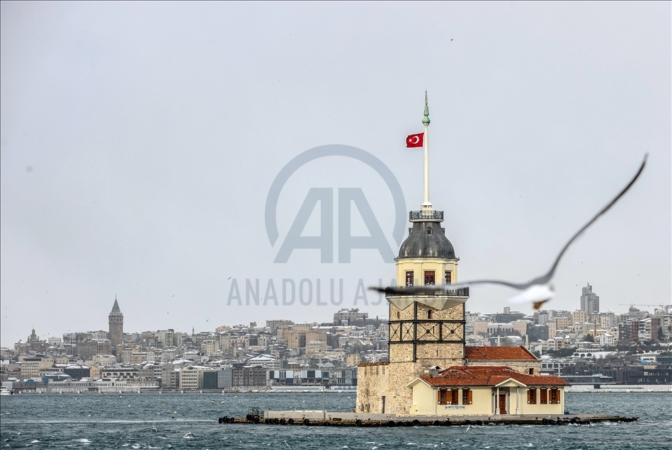 İstanbul'da soğuk ve karlı hava