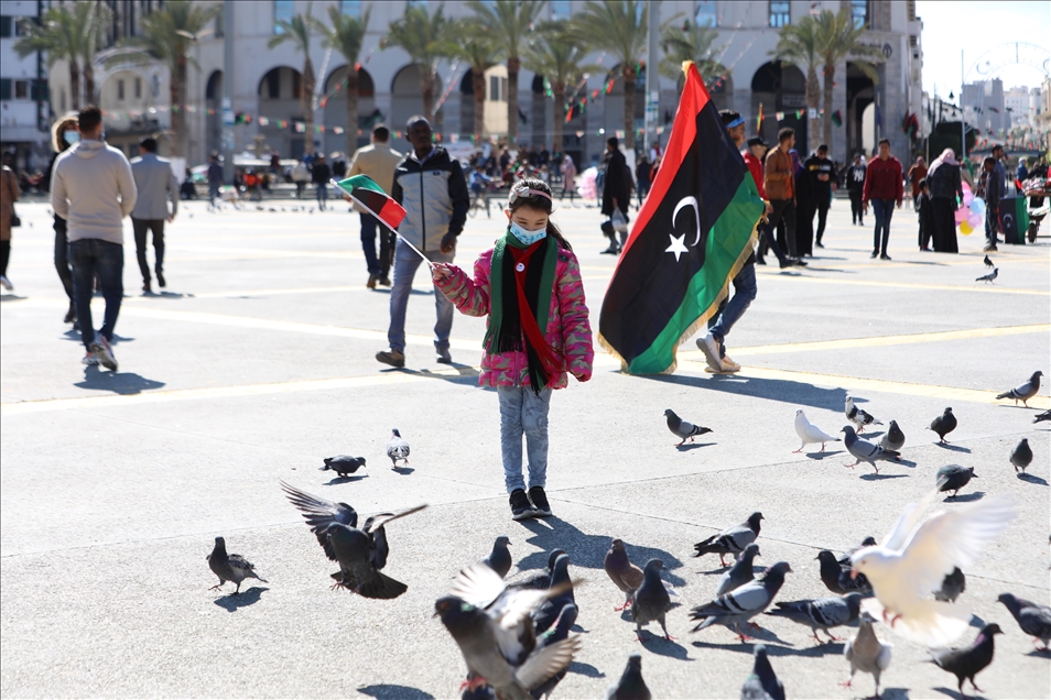 طرابلس.. ليبيون يحتفلون بالذكرى العاشرة لـ "ثورة 17 فبراير"