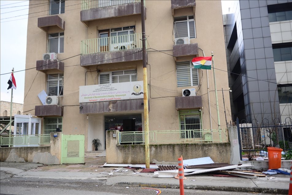 سلێمانی.. رەشەبای بەهێز زیانی ماددی زۆری لێدەکەوێتەوە