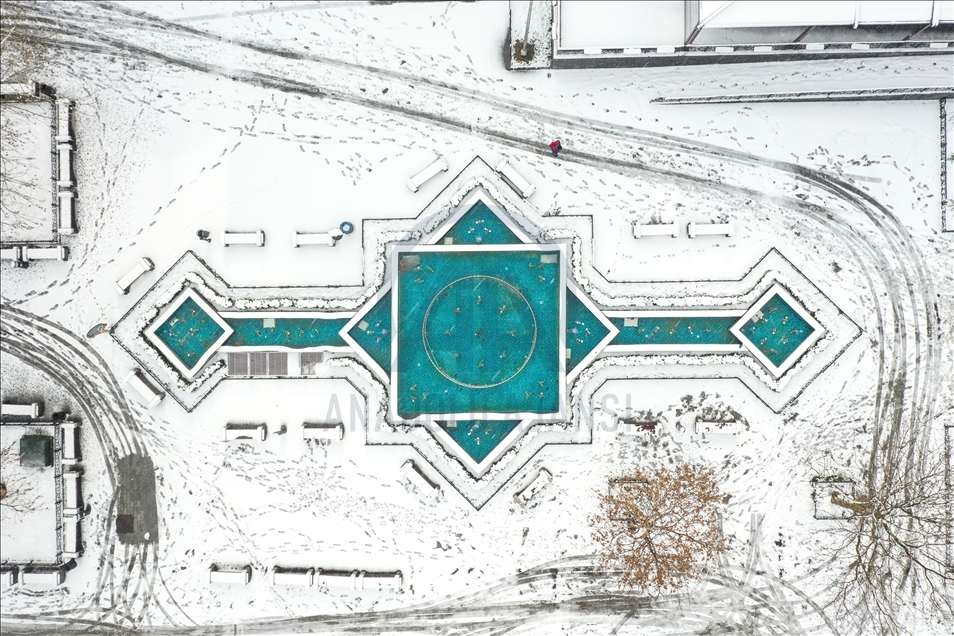 Snowfall in Istanbul