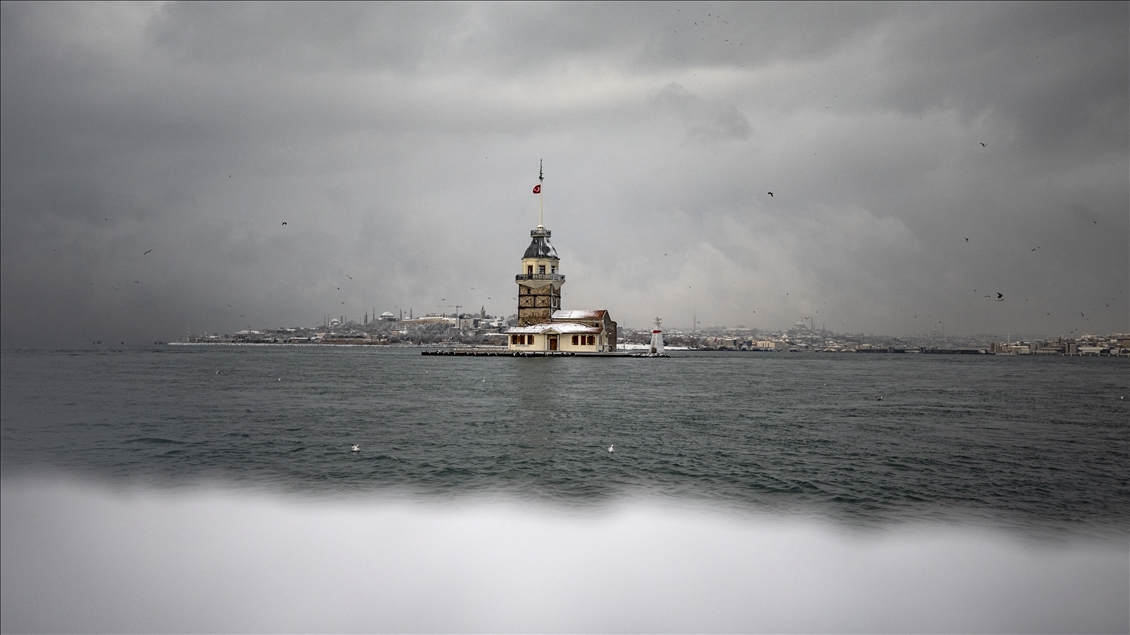 Snowfall in Istanbul