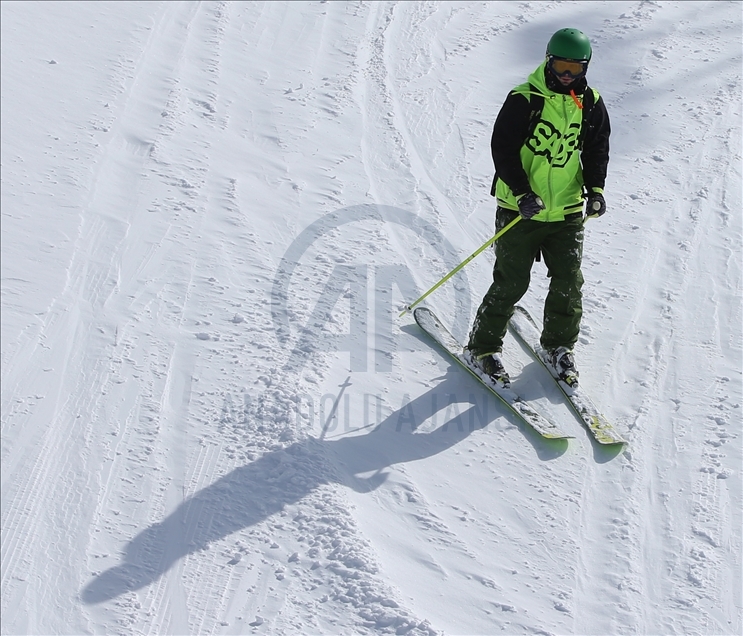 Ski tourism in Turkey's Erzurum