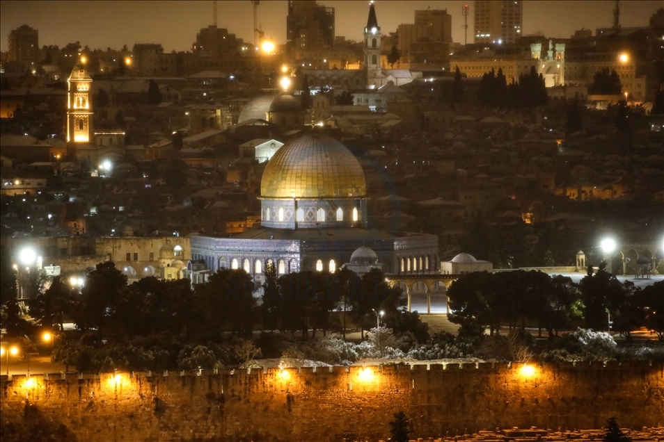 Snow in in Jerusalem