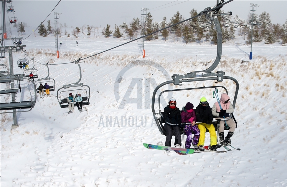 Ski tourism in Turkey's Erzurum