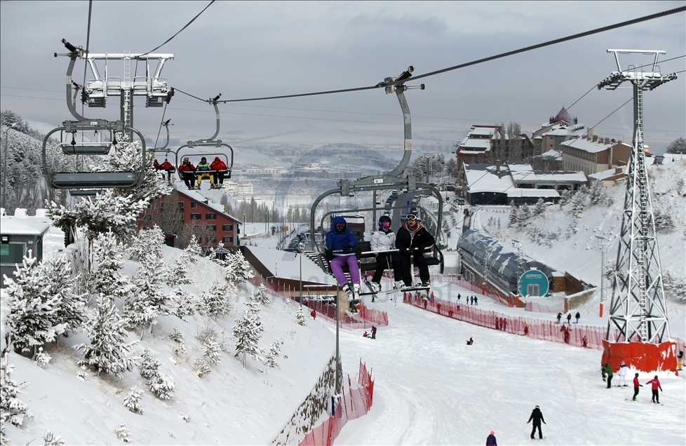 Ski tourism in Turkey's Erzurum