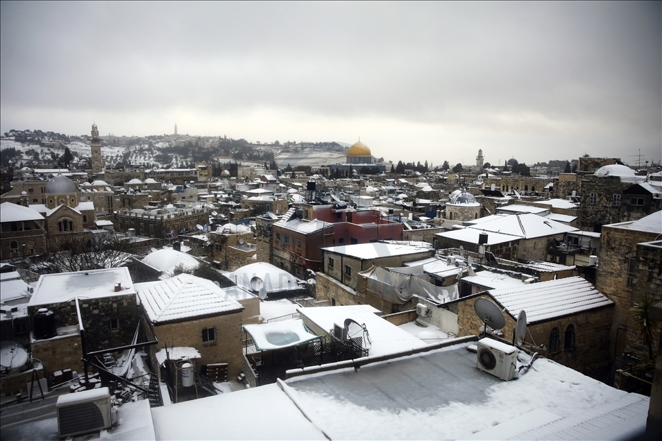 Nakon dvije godine snijeg prekrio Jerusalem