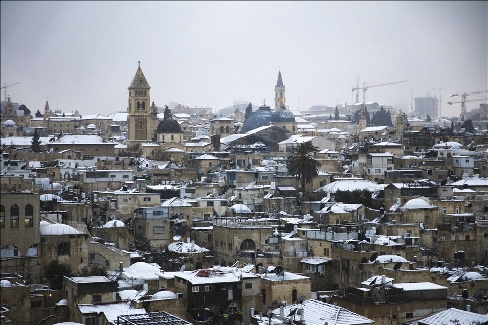 Nakon dvije godine snijeg prekrio Jerusalem