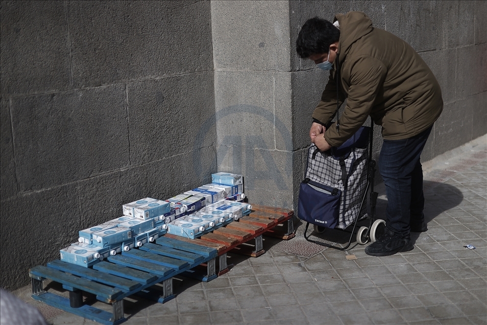 Food aid distribution in Spain