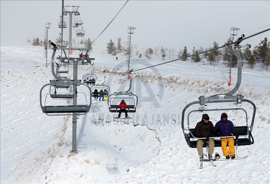 Ski tourism in Turkey's Erzurum